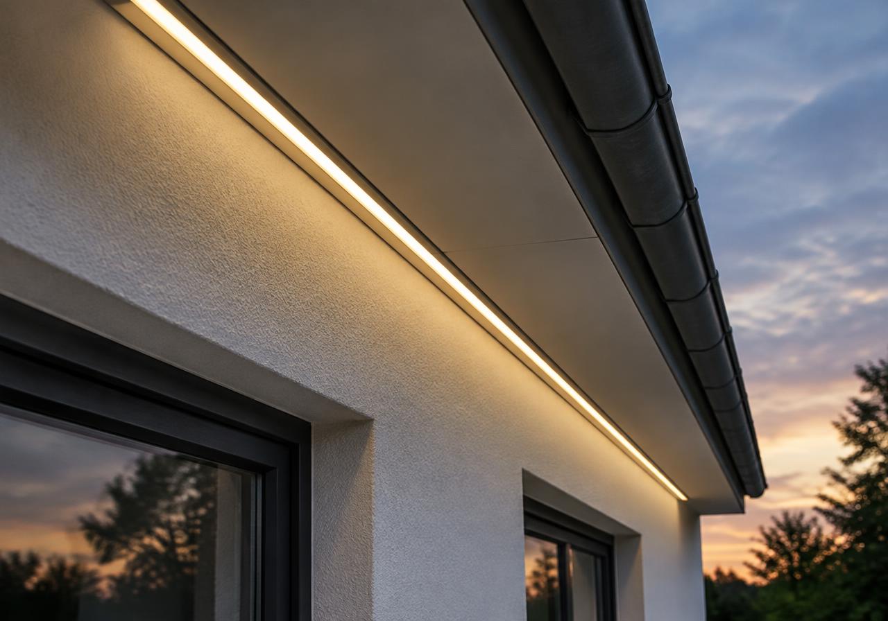 Permanent Roofline Lighting